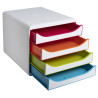 Module de classement Big Box 4 tiroirs Black Office