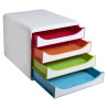 Module de classement Big Box 4 tiroirs Black Office