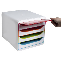 Module de classement Big Box 4 tiroirs Black Office