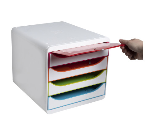 Module de classement Big Box 4 tiroirs Black Office