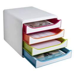 Module de classement Big Box 4 tiroirs Black Office