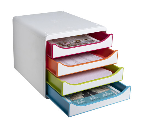 Module de classement Big Box 4 tiroirs Black Office