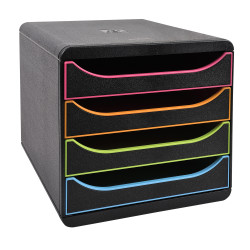 Module de classement Big Box 4 tiroirs Black Office