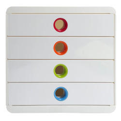 Module de classement Pop-Box 4 tiroirs Black Office