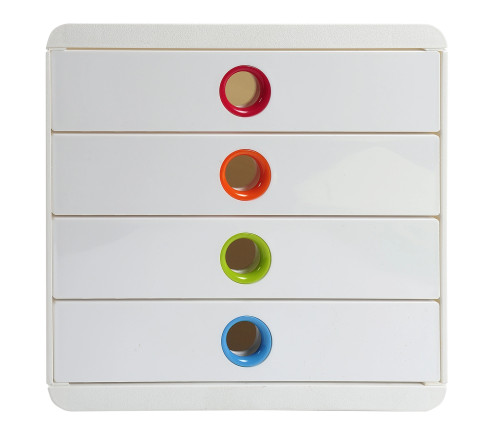 Module de classement Pop-Box 4 tiroirs Black Office