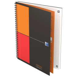 Cahier à reliure intégrale NOTEBOOK format tablette B5 quadrillé 5x5,
