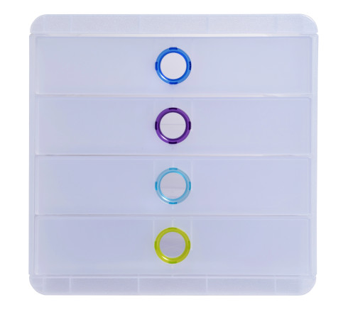 Module de classement Pop-Box 4 tiroirs Chromaline