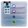 Module de classement Pop-Box 4 tiroirs Chromaline