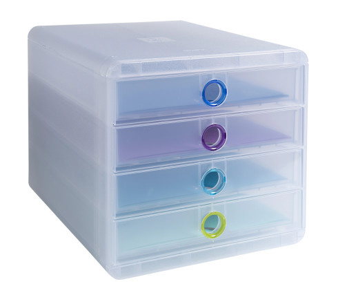 Module de classement Pop-Box 4 tiroirs Chromaline
