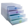 Module de classement Pop-Box 4 tiroirs Chromaline
