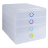 Module de classement Pop-Box 4 tiroirs Chromaline