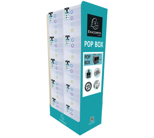 Module de classement Pop-Box 4 tiroirs Chromaline