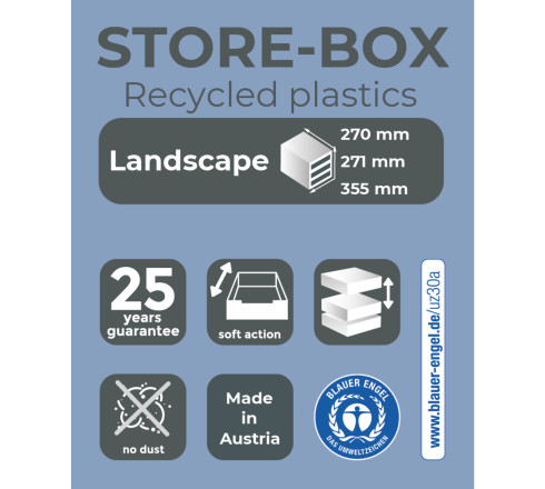 Module de classement Storebox 6 tiroirs Glossy