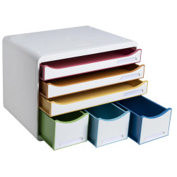 Module de classement Storebox 6 tiroirs Black Office