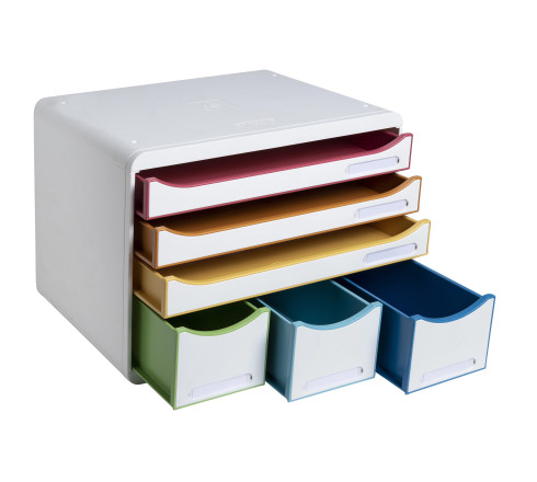 Module de classement Storebox 6 tiroirs Black Office