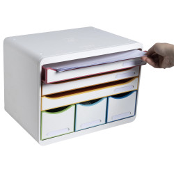 Module de classement Storebox 6 tiroirs Black Office