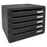 Module de classement Big Box Plus horizon 5 tiroirs Glossy