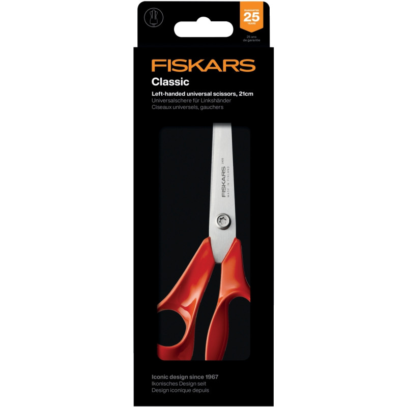 Ciseaux FISKARS universels gauchers 21cm