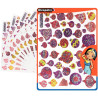Pochette de 376 gommettes boules de Noël holographiques