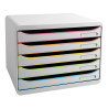 Module de classement Big Box Plus horizon 5 tiroirs Black Office