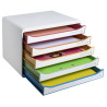 Module de classement Big Box Plus horizon 5 tiroirs Black Office