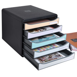Module de classement Big Box Plus 5 tiroirs Aquarel
