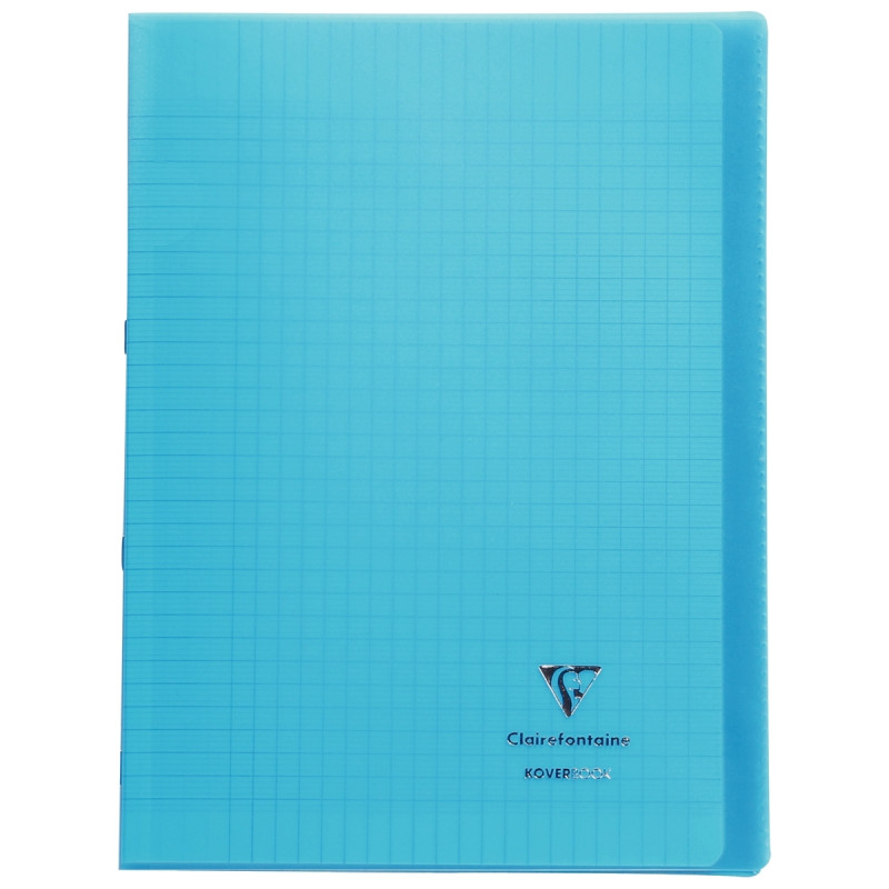 Piqûre 96 pages KOVERBOOK, format A4, seyès 90g, couverture polypropyl