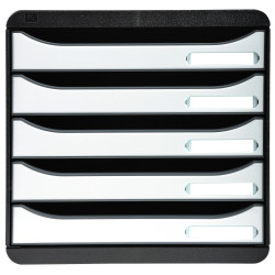 Module de classement Big Box Plus 5 tiroirs Glossy