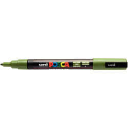 Marqueur Posca pointe fine ogive vert kaki
