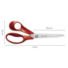 Ciseaux FISKARS universels gauchers 21cm