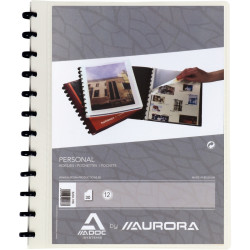Protège-documents personnalisable 60 vues ADOC BIND-EX, couverture en