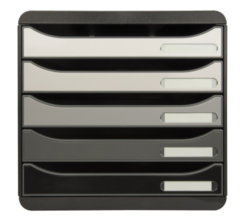 Module de classement Big Box Plus 5 tiroirs Shades of Grey