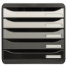 Module de classement Big Box Plus 5 tiroirs Shades of Grey