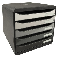 Module de classement Big Box Plus 5 tiroirs Shades of Grey