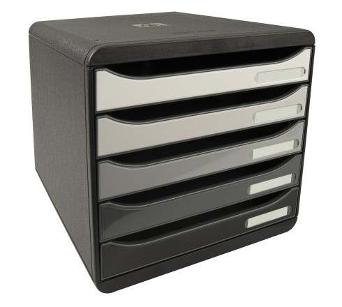 Module de classement Big Box Plus 5 tiroirs Shades of Grey