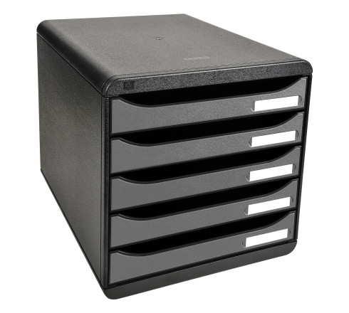Module de classement Big Box Plus 5 tiroirs Metallic