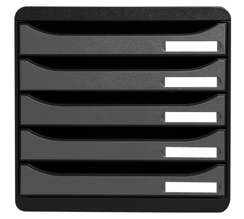 Module de classement Big Box Plus 5 tiroirs Metallic