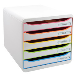 Module de classement Big Box Plus 5 tiroirs Black Office