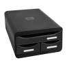 Module de classement Small-Box 3 tiroirs Glossy
