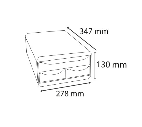 Module de classement Small-Box 3 tiroirs Iderama