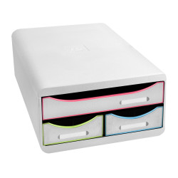 Module de classement Small-Box 3 tiroirs Black Office
