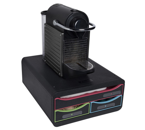 Module de classement Small-Box 3 tiroirs Black Office