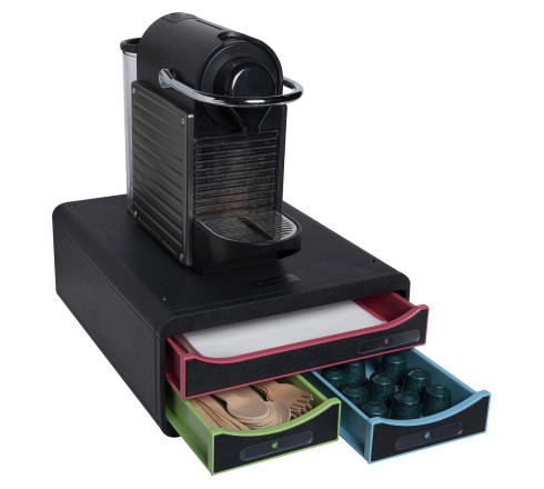 Module de classement Small-Box 3 tiroirs Black Office
