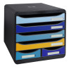 Module de classement Big Box Maxi 6 tiroirs Bee Blue