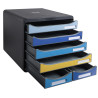 Module de classement Big Box Maxi 6 tiroirs Bee Blue