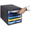 Module de classement Big Box Maxi 6 tiroirs Bee Blue
