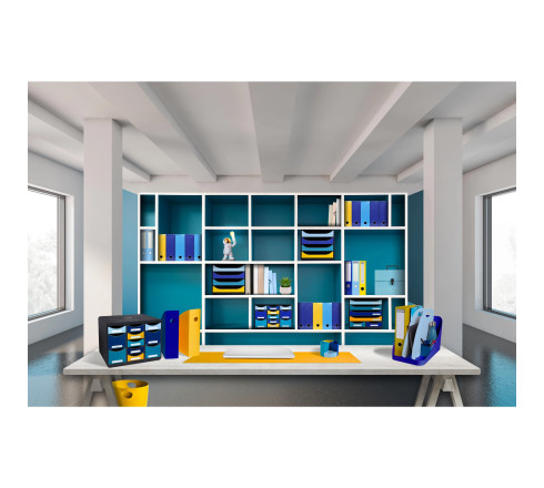 Module de classement Big Box Maxi 6 tiroirs Bee Blue
