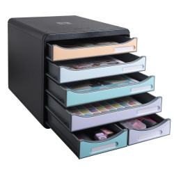 Module de classement Big Box Maxi 6 tiroirs Aquarel