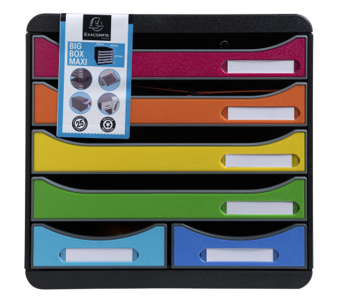 Module de classement Big Box Maxi 6 tiroirs Iderama