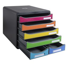Module de classement Big Box Maxi 6 tiroirs Iderama